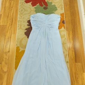 Blue full length dress